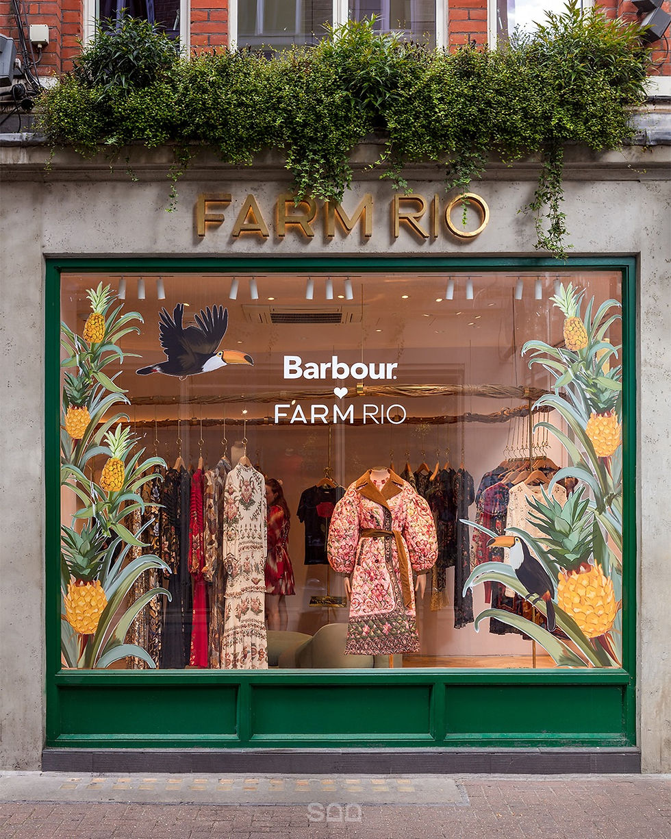 Pictures courtesy of Farm Rio / Barbour