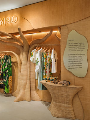 Farm Rio Pop-Up and Window Installation, Selfridges Oxford Street London.