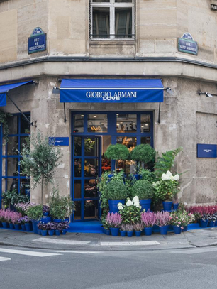 Giorgio Armani Love Collection City Takeover, Paris.