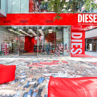 Diesel 'Find The D' Campaign Store Takeover Installation, Taikoo Li Sanlitun Beijing.