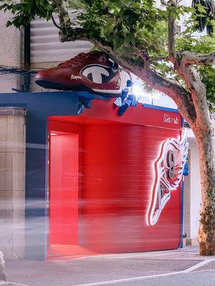 Champion 'Wing It Today' Pop-Up Space, Anfu Road Shanghai China.