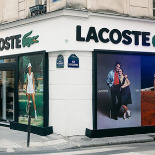 Lacoste 90th Anniversary Vintage Shop Pop-Up curated by Julien Boudet, Rue de Turenne Paris.