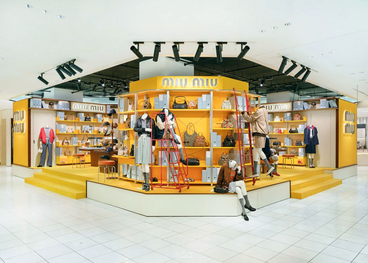 Miu Miu Atheneum Pop-Up Space, Isetan The Stage Tokyo Japan.