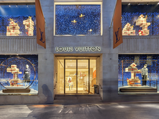Louis Vuitton Festive Window Scheme, New Bond Street London.