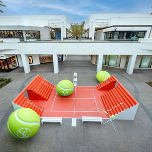 Louis Vuitton LV Set Collection Interactive Installation, Fashion Valley San Diego.