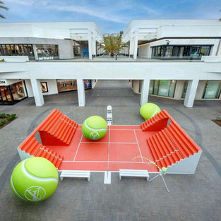 Louis Vuitton LV Set Collection Interactive Installation, Fashion Valley San Diego.