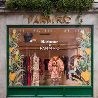 Barbour Farm Rio Collection Takeover, Carnaby St London.