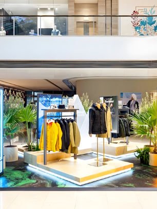 Barbour x Moncler Collaboration Kerry Center Pop-Up, Jing'an District, Shanghai.