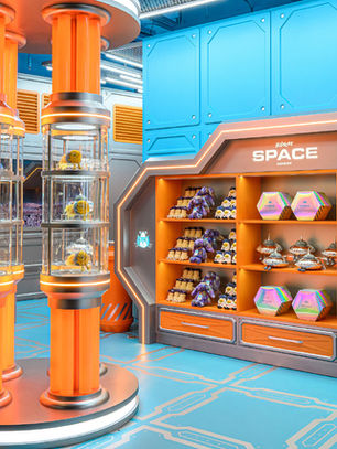 Jellycat Space Pop-Up Activation, Xi'an SKP and Beijing SKP-S China. 