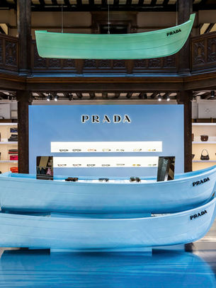 Prada and Miu Miu Window and Instore Takeover by StudioXag, Liberty London.