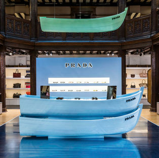 Prada and Miu Miu Window and Instore Takeover by StudioXag, Liberty London.