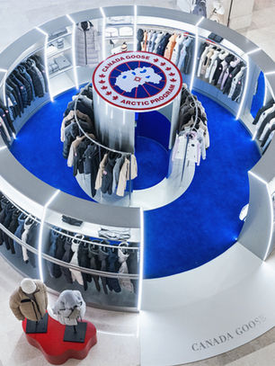 Canada Goose 'Arctic Circle' Pop-Up Installation, David City Department Store Zhengzhou City China. 