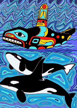 Orcas Christmas Card