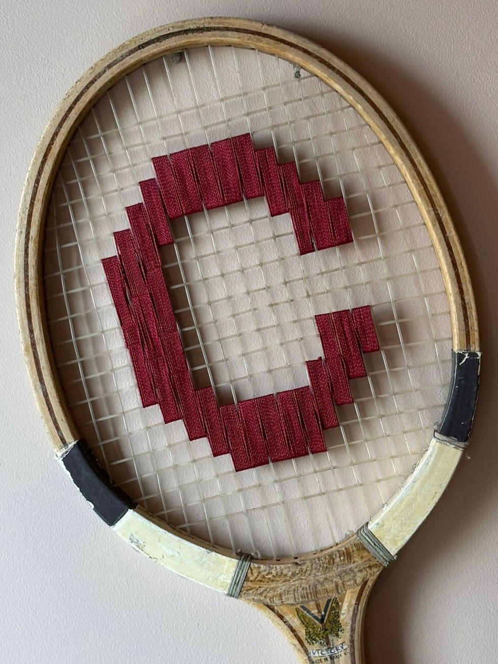 Thumbnail: Handmade personalised vintage racket