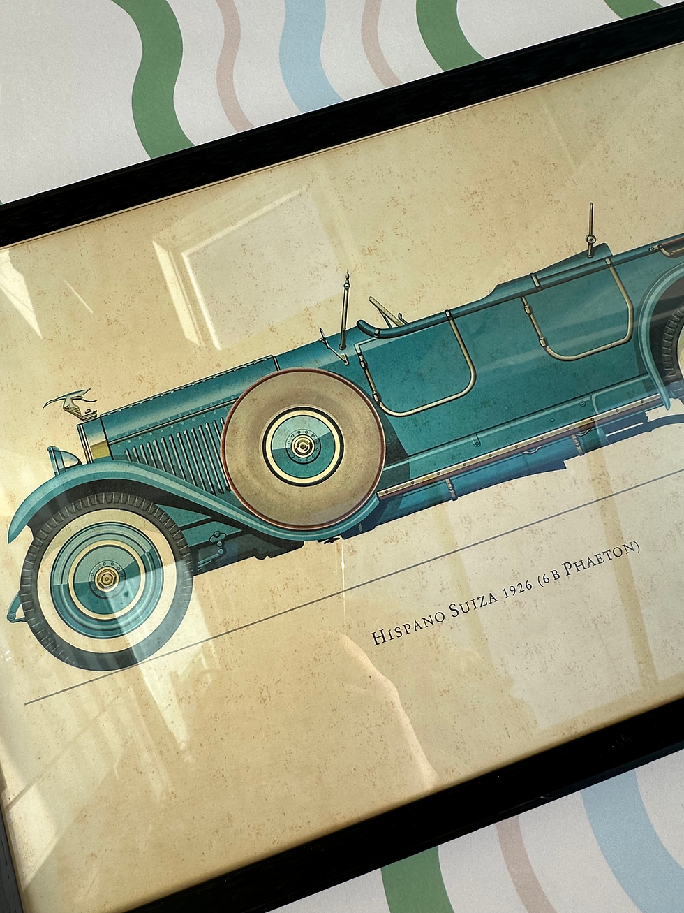Thumbnail: Vintage Automotive Print