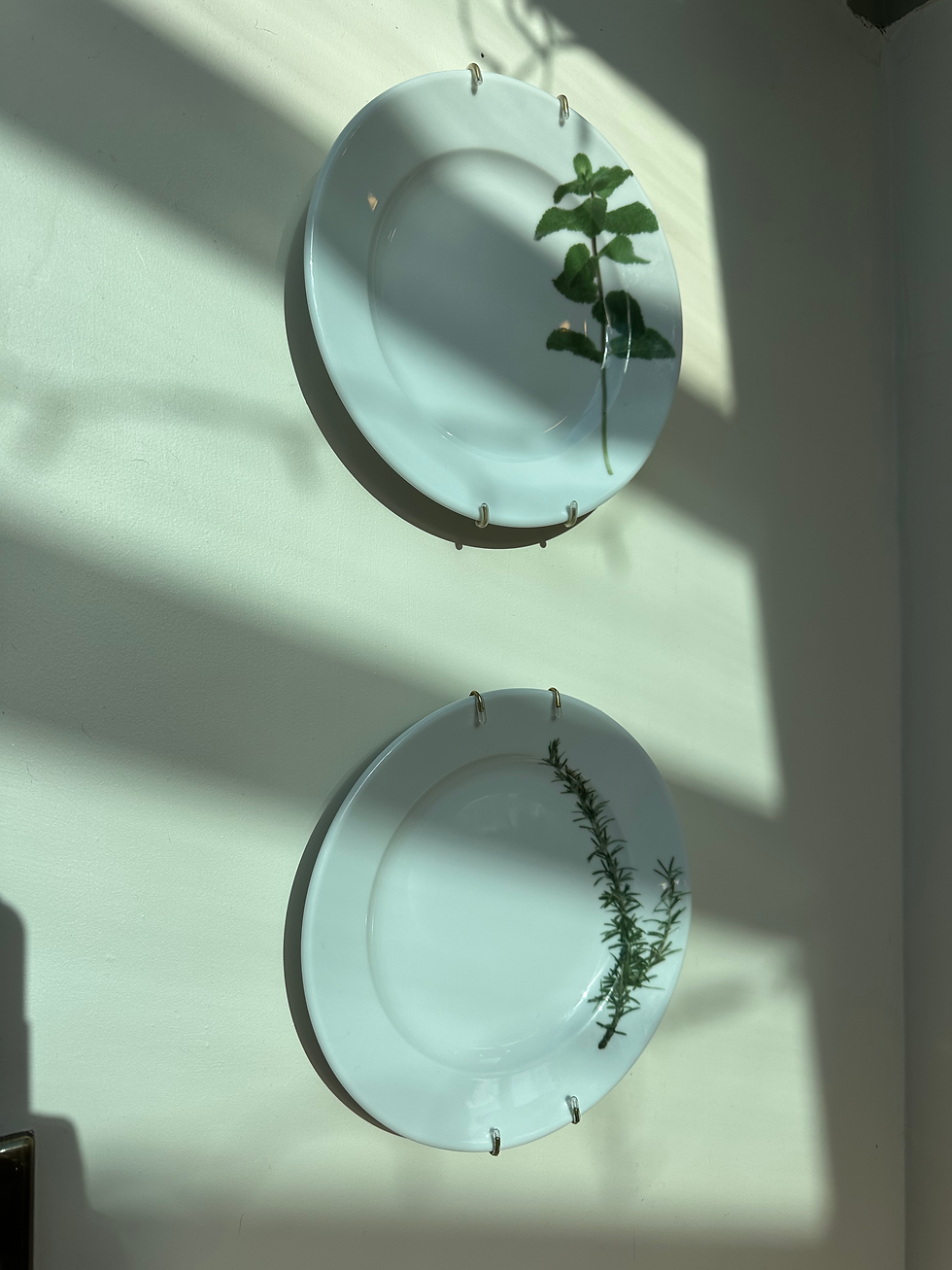 Thumbnail: Pair of French Herb Plates
