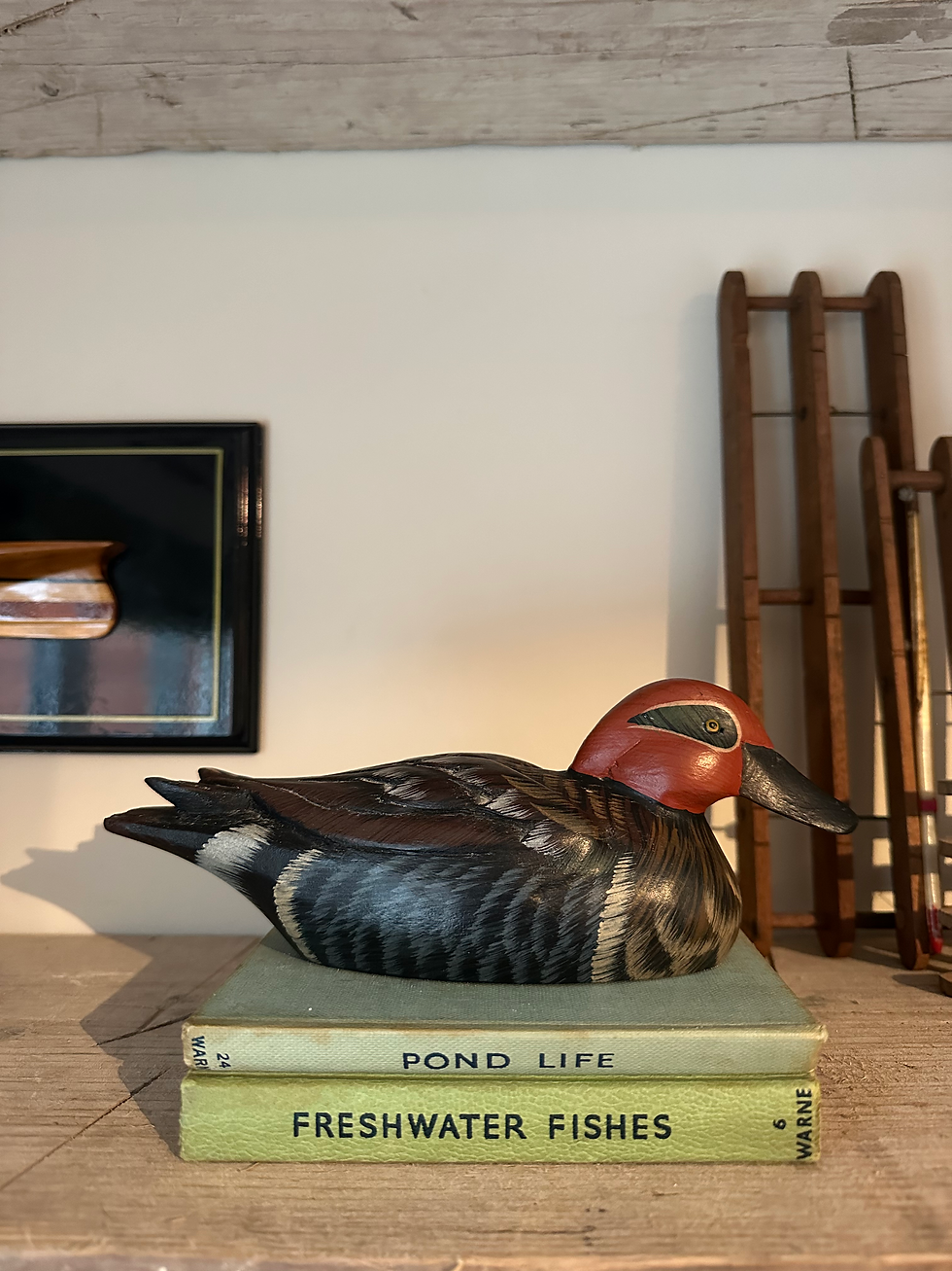 Thumbnail: Red Head Wooden Duck