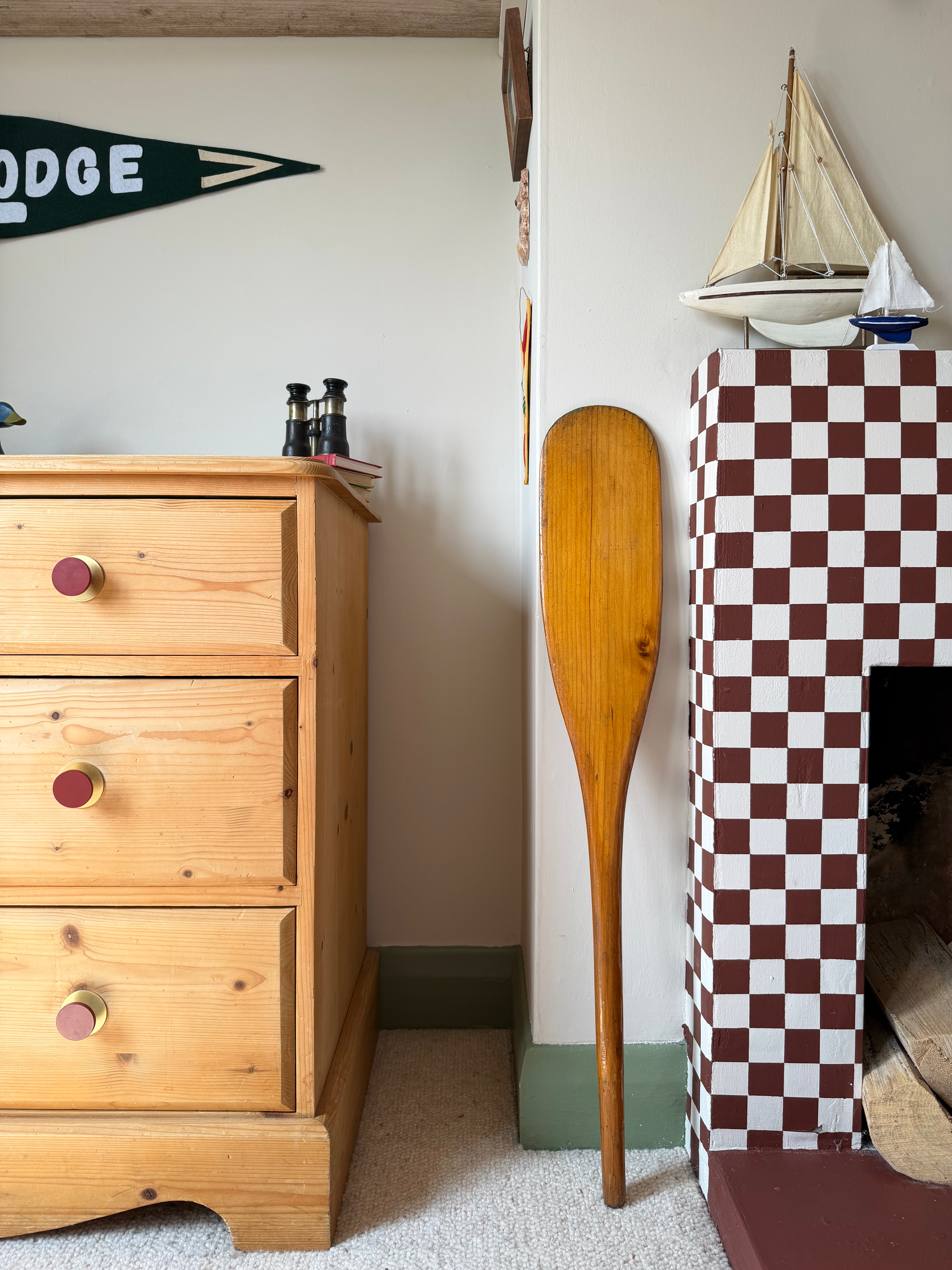 Vintage Wooden Paddle