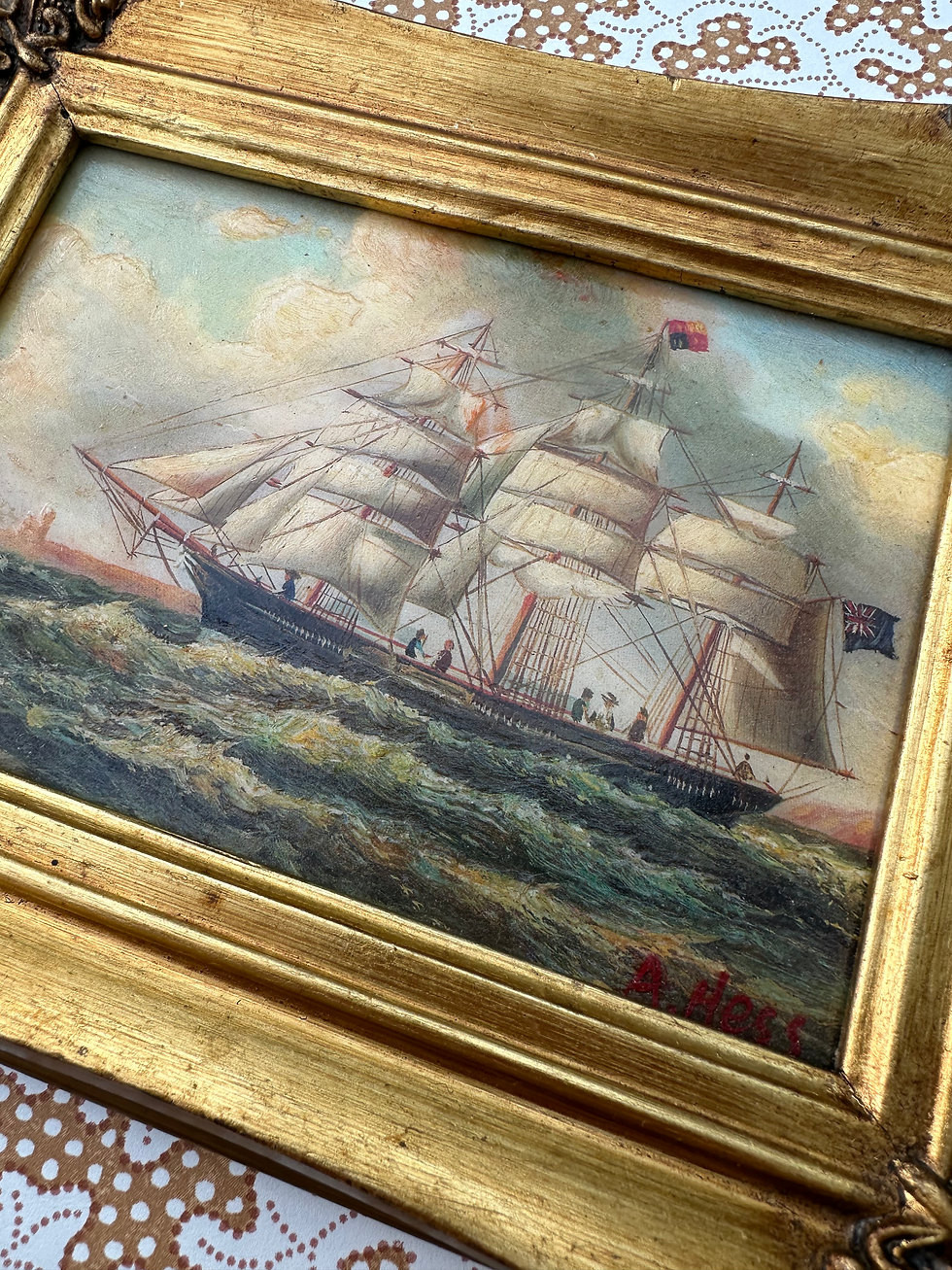 Thumbnail: Original Oceanscape Oil Painting