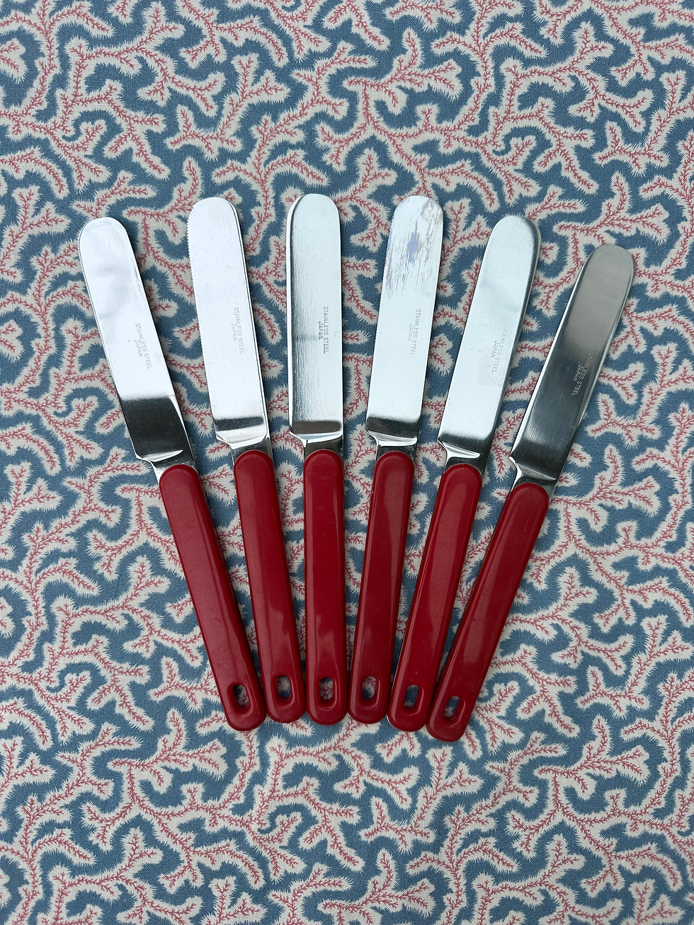 Thumbnail: 24 Piece Red MCM Cutlery Set