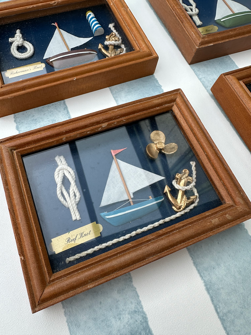 Thumbnail: Set of 4 Sailing Shadow Boxes