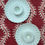 Thumbnail: Scalloped white candle holders