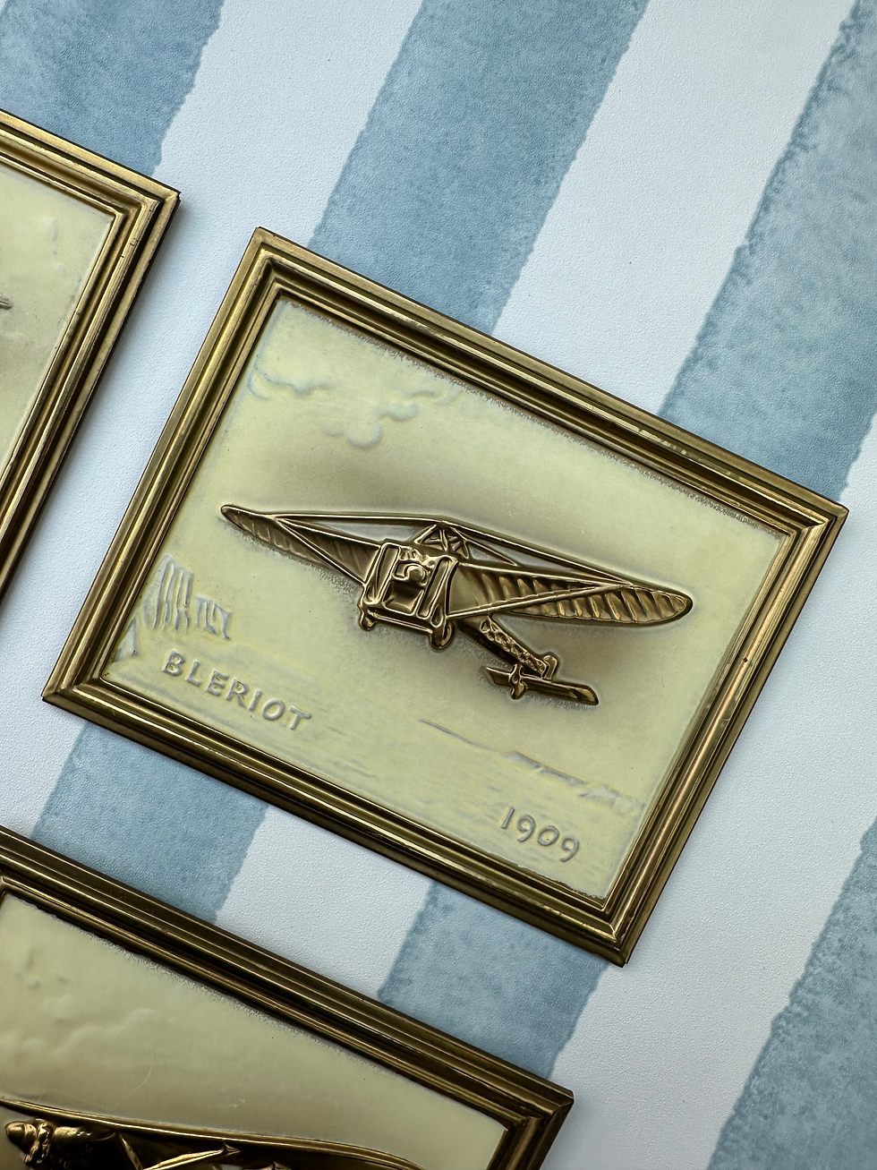 Thumbnail: Set of 4 Vintage Aviation Wall Plaques