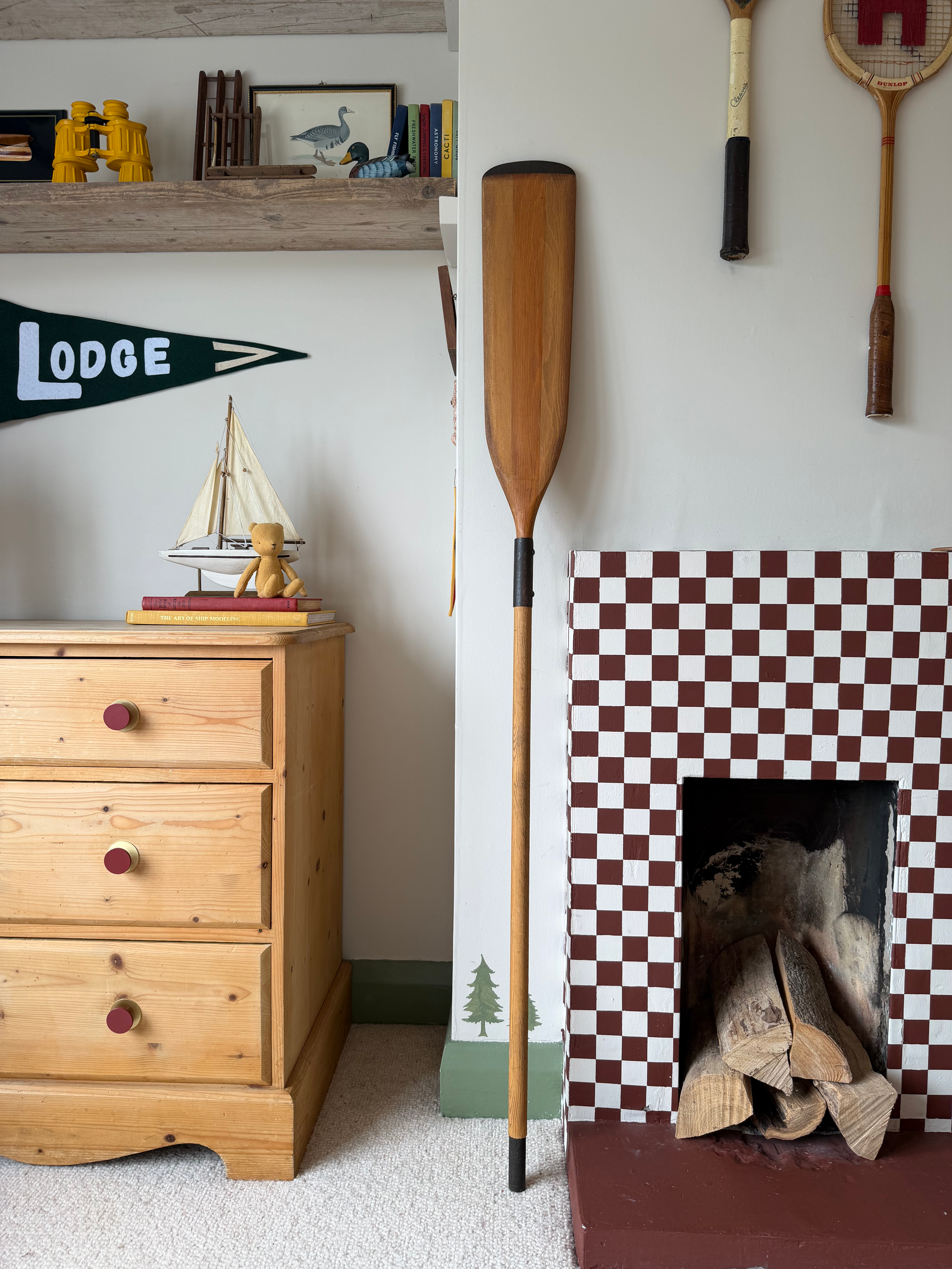 Vintage Wooden Paddle