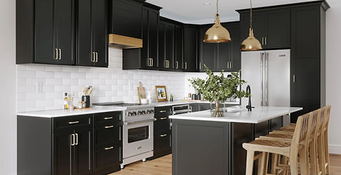 SHAKER BLACK STANDAR KITCHEN
