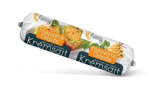 Kemenesfood Logo, tejtermékek, tej, vajkrém, kefír, krémsajt, fermentált tejtermékek,Cheesy Magyaros Krémsajt