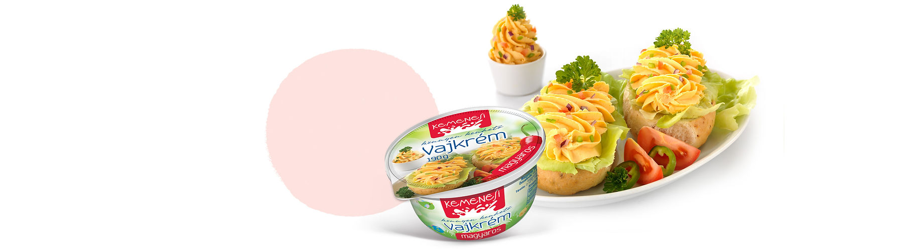 Kemenesfood Logo, tejtermékek, tej, vajkrém, kefír, krémsajt, fermentált tejtermékek, Magyaros Vajkrém