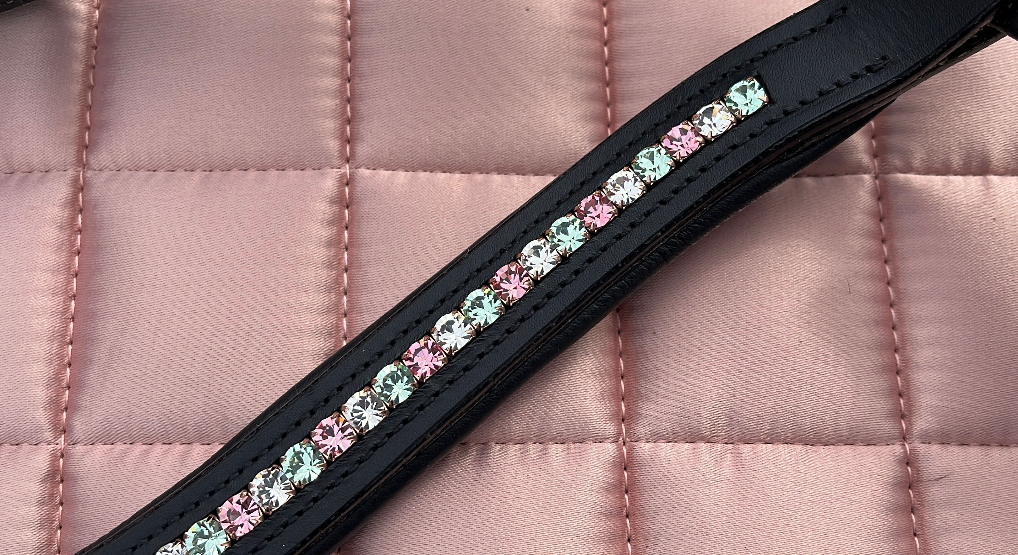 Channel  -  Light Rose, Mint and Crystal - 3 Alternate