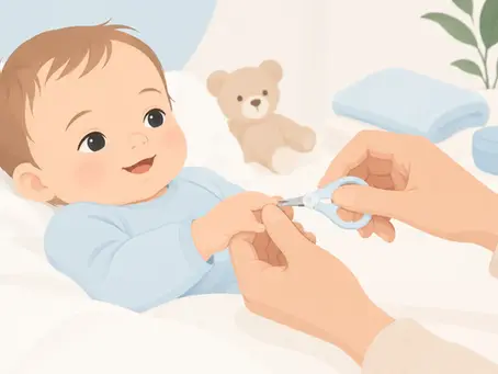 Fingernägel beim Baby schneiden - sanft und sicher