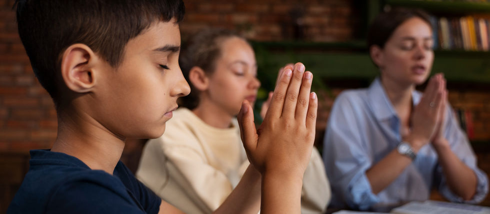 crianças-orando