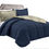 Thumbnail: SAGE/NAVY REVERSIBLE COMFORTER