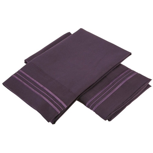 EGGPLANT PILLOWCASES The Sheet Guys