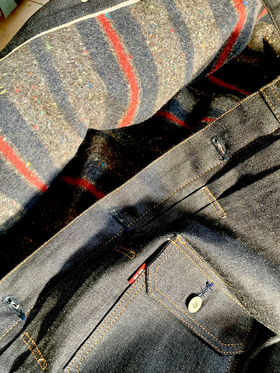 サムネイル： RMC Denim Blanket Jacket. (Ships in the 2022-12-20)