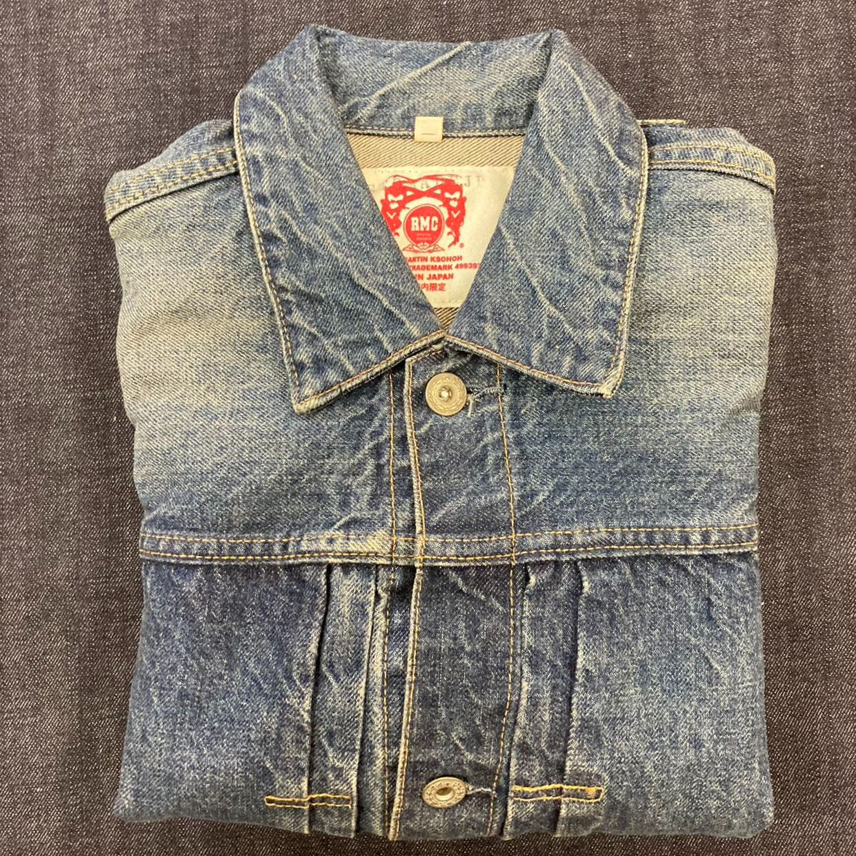 G-denim / Gジャン damage jacket