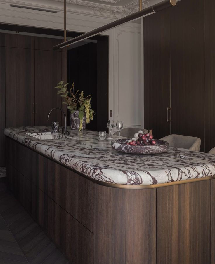 Calacatta Viola Marble Full Bullnose Laminate Kitchen Edge Profile - Renovation - Old Metairie, LA