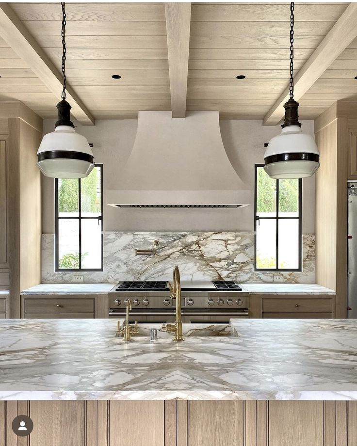 Bookmatched Bianco Carerra Marble Kitchen - Clean and Nano Seal Service - New Orleans, LA - Stone Revivers