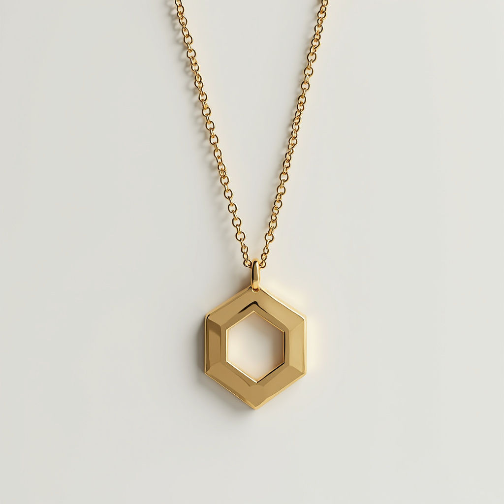 Geometric Pendant Necklace