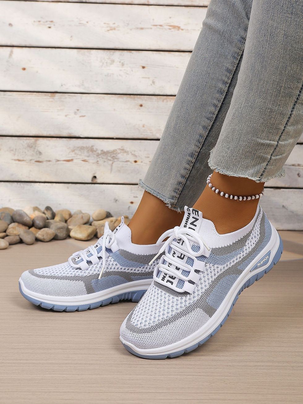 Thumbnail: Women's shoes Double-color work shoes for ladies, single shoes casual sneaker sh