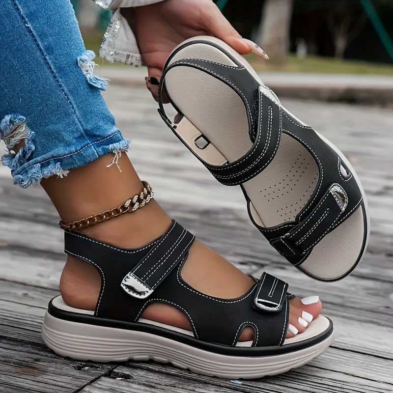 Thumbnail: Summer Wedge Sandals for Women 2026 New Fashion Non Slip Beach Shoes Woman Light