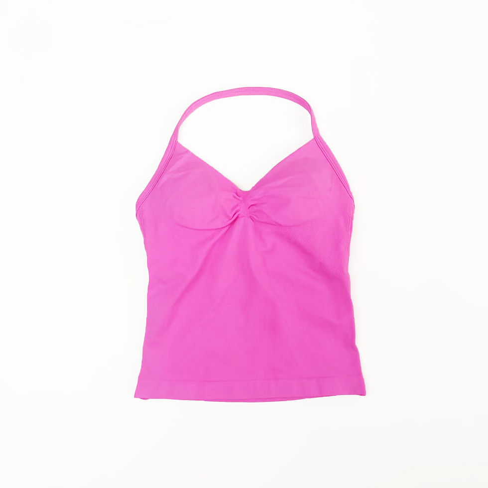 Thumbnail: NCLAGEN Impact Longline Strappy Top Sports Yoga Vest Women's Fitness Tank Top Gy