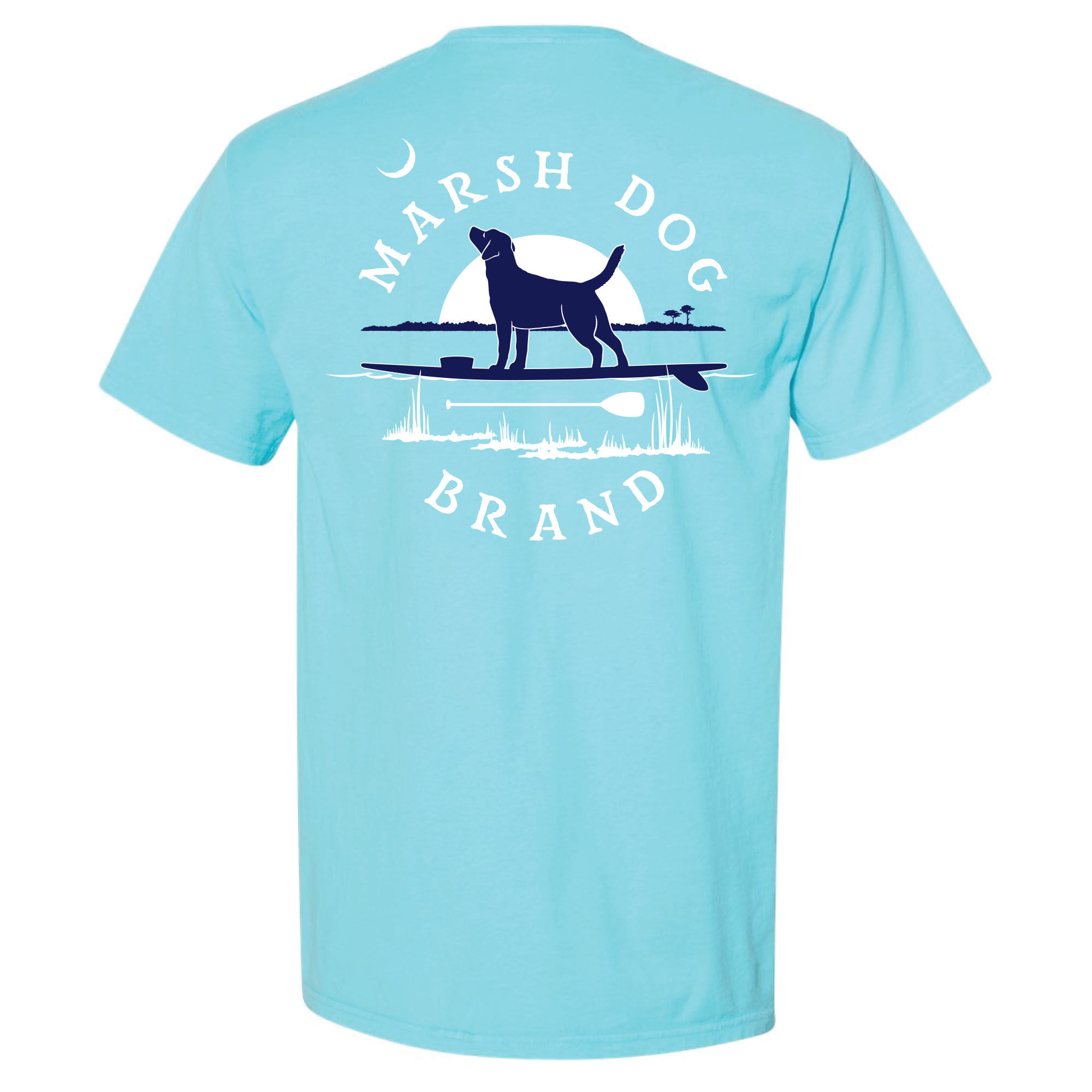 Marsh Dog on Paddle Board - Garment-dyed Lagoon Blue
