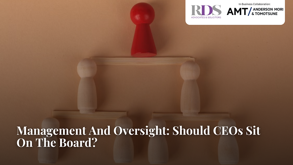 Management And Oversight: Should CEOs Sit On The Board?