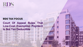 Court Of Appeal Rules That Low-Cost Exemption Payment Is Not Tax Deductible