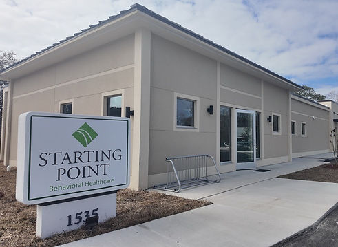 front of starting point behavioral health office building