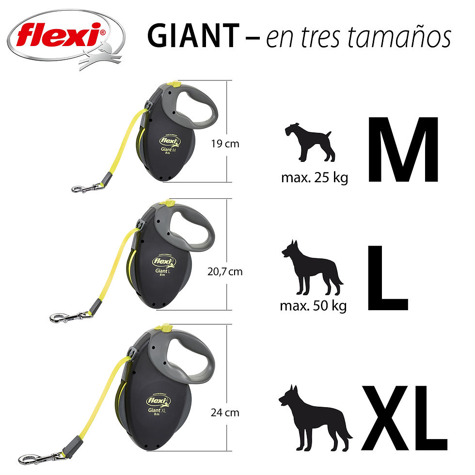 Miniatura: Flexi Giant Balck L 10Mts