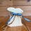 Thumbnail: Cottagecore Decor Wooden Bunny with Bow front